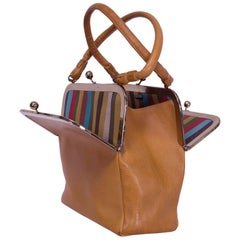 Bonnie Cashin Pre-Coach "Cashin Carry" Saddle Handbag, 1960s