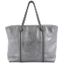 Chanel Luxe Ligne Zip Top Tote Calfskin Large