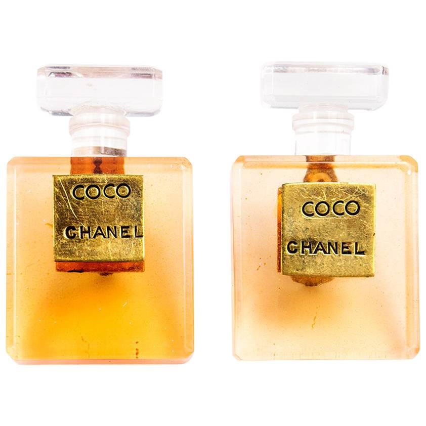 Chanel 22S No5 Perfume Bottle Earrings in LGHW  Brands Lover
