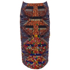 Stella Jean multicoloured swarovski skirt NWOT