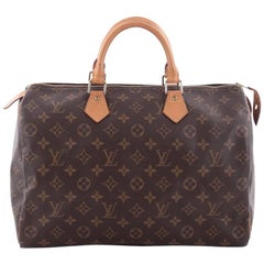 Louis Vuitton Speedy Handbag Monogram Canvas 35