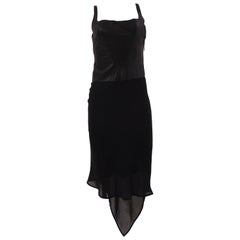 Retro Versace Jeans Couture Black Dress