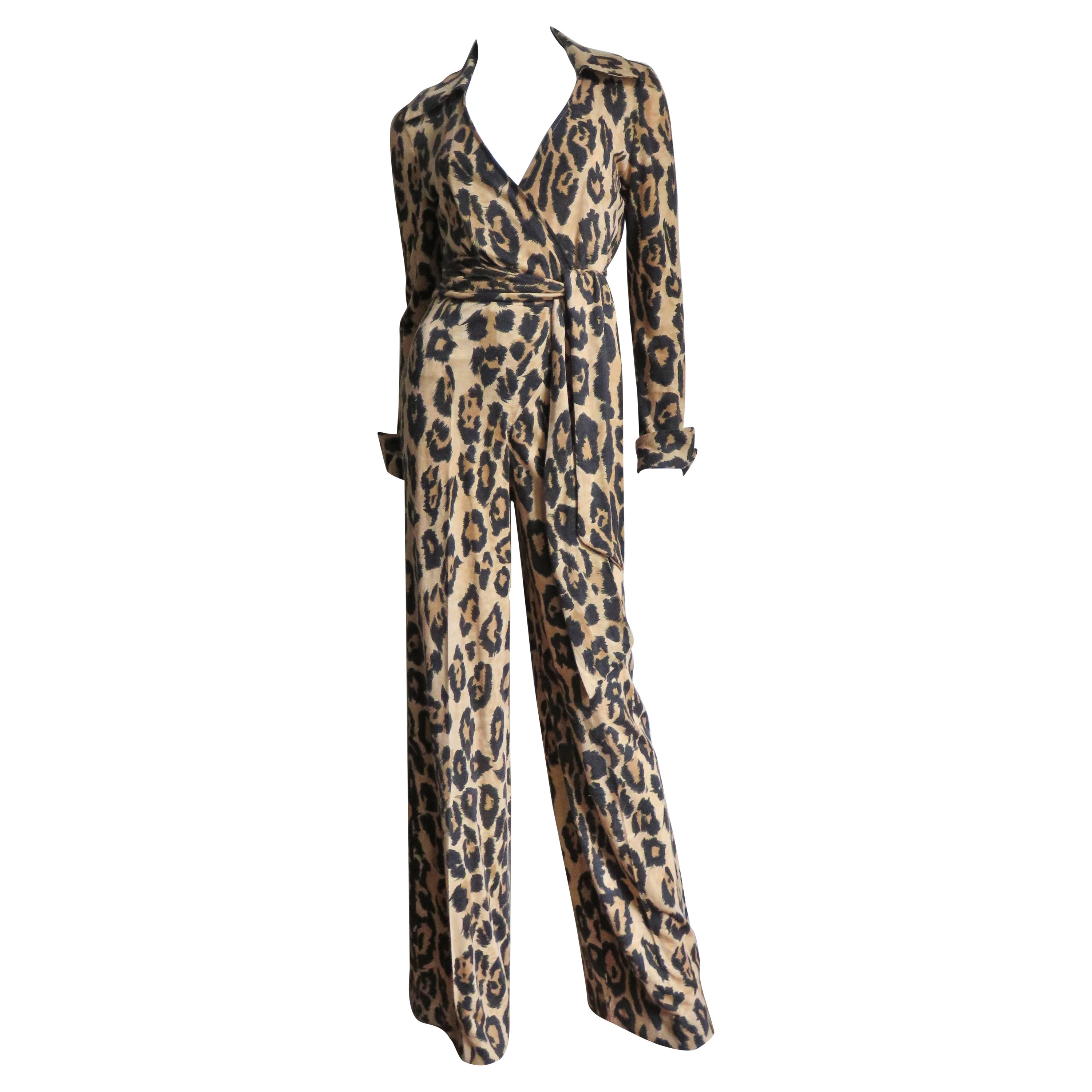 Diane Von Furstenberg Iconic 1970s Wrap Jumpsuit