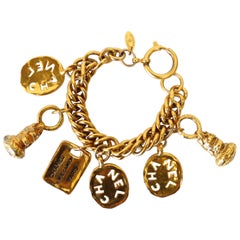 Vintage Chanel 31 Rue Charm Bracelet, 1980s 