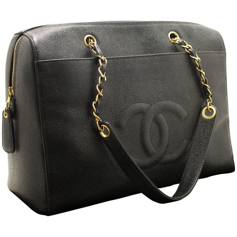 chanel caviar leather bag