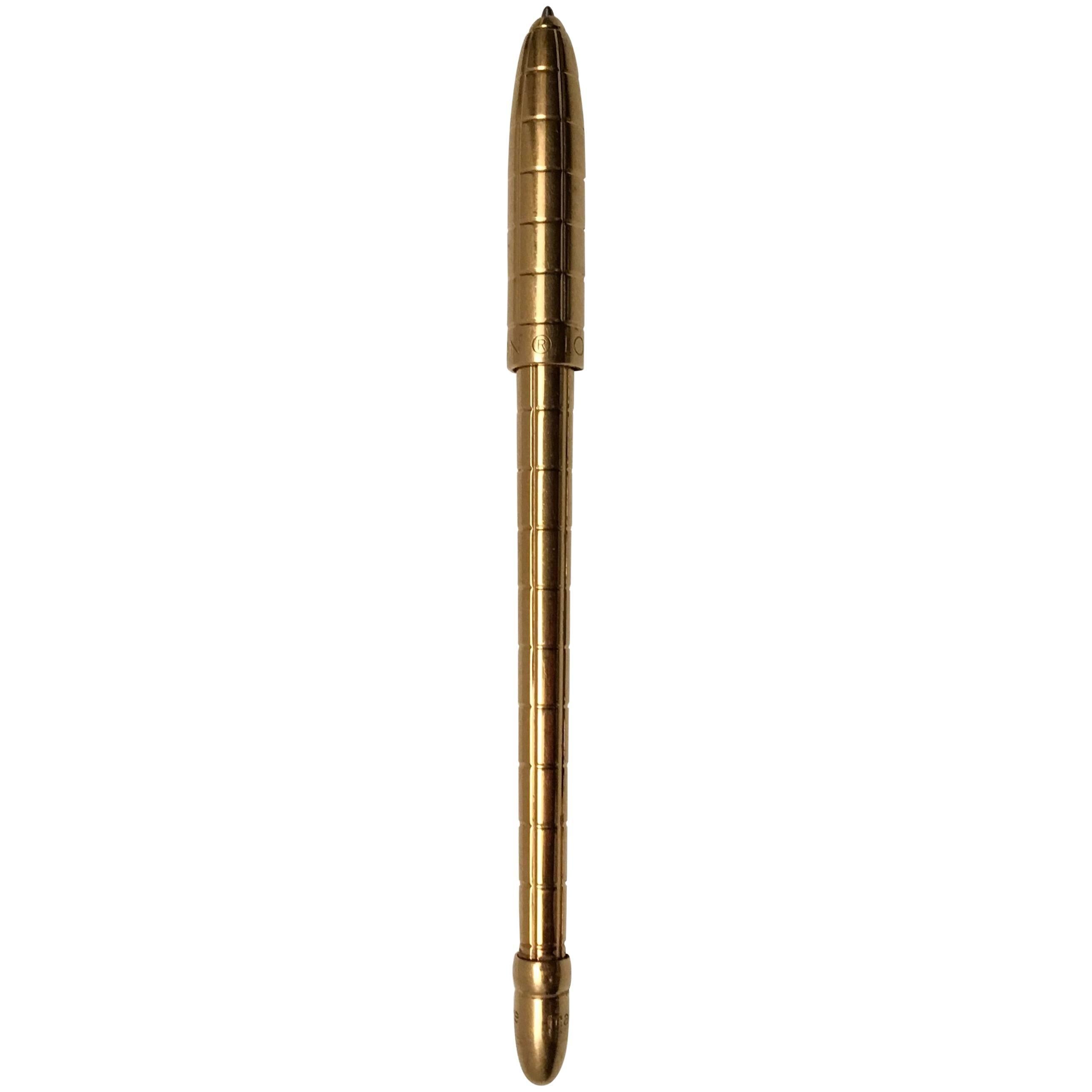 New Louis Vuitton Golden Agenda Ballpoint Pen w/ Refill