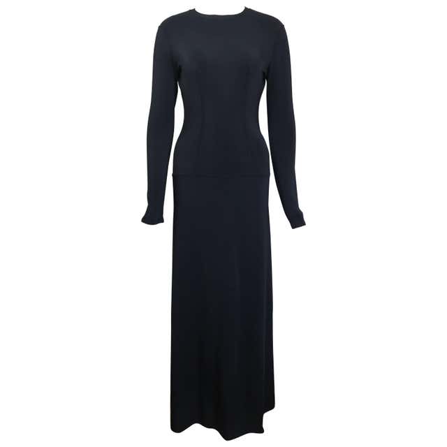 Tom Ford For Gucci Navy Maxi Dress For Sale at 1stDibs