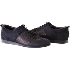 Louis Vuitton Sneaker Monogram Leather Black Suede  39 / 9