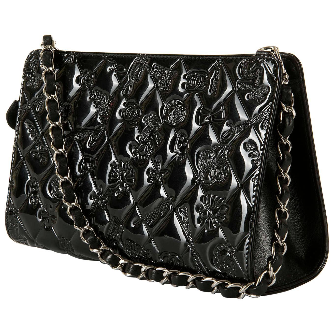 Chanel Flap Vintage Mini Wicker Raffia Classic Black Rattan Cross Body Bag  For Sale at 1stDibs
