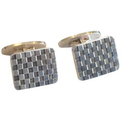 Pair of Georg Jensen cufflinks Design no. 113 by Flemming Eskildsen
