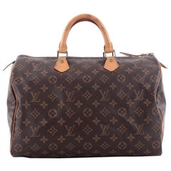  Louis Vuitton Speedy Handbag Monogram Canvas 35