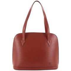 Louis Vuitton Lussac Handbag Epi Leathe
