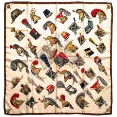 Rare Vintage Hermes Scarf - 100% Silk
