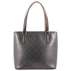 Louis Vuitton Mat Stockton Handbag Monogram Vernis