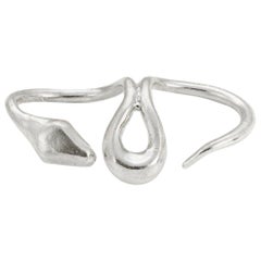 Giulia Barela Fine Silver Ribbon Ring 
