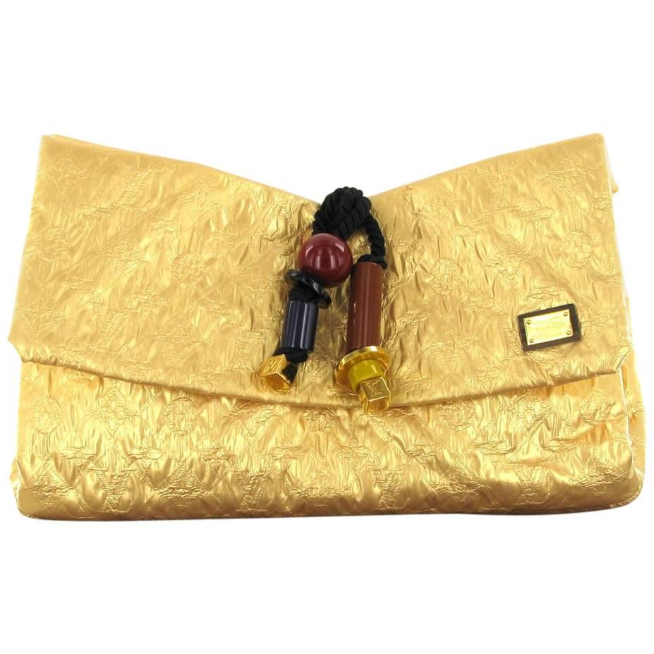 LOUIS VUITTON 'African Queen' Collection HandBag in Golden Cowhide Leather