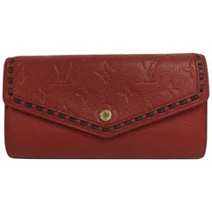 Louis Vuitton Sarah Wallet NM Monogram Empreinte Leather