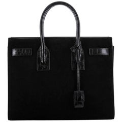 Saint Laurent Sac de Jour Handbag Suede Baby