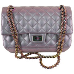 Chanel Medium 2.55 Reissue Double Flap Bag - Lilac Iridescent Mermaid