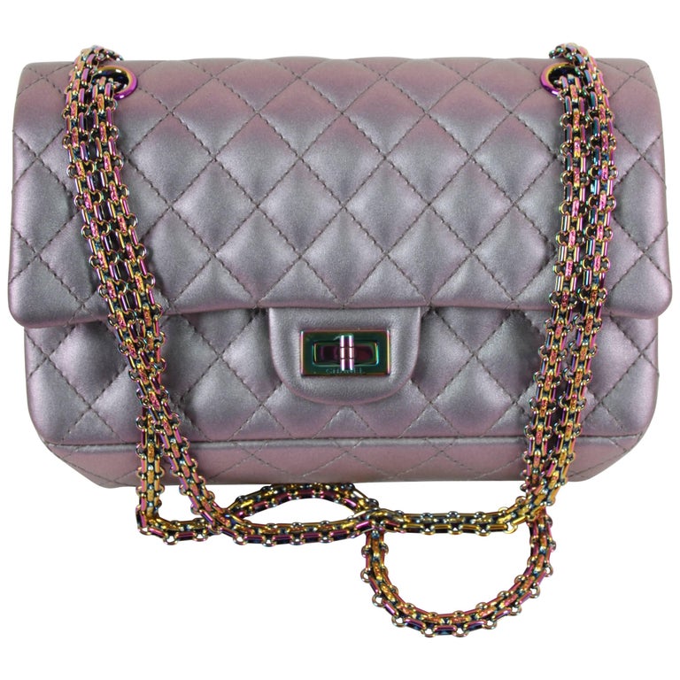 Chanel Medium 2.55 Reissue Double Flap Bag - Lilac Iridescent