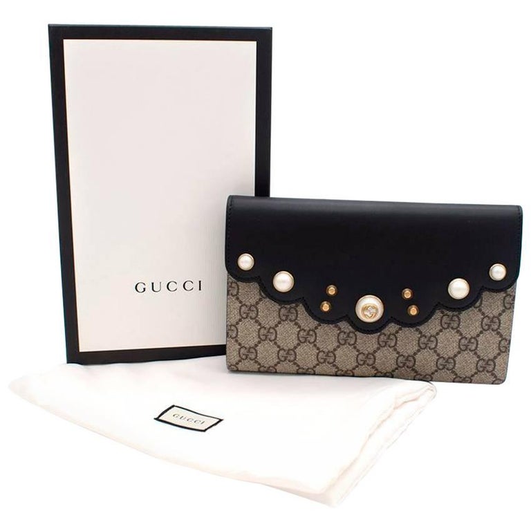 gucci pearl clutch