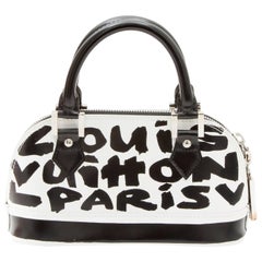 LOUIS VUITTON Alma BB Graffiti Limited Edition in Leather at 1stDibs