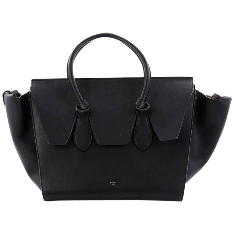 Celine Tie Knot Tote Smooth Leather Large