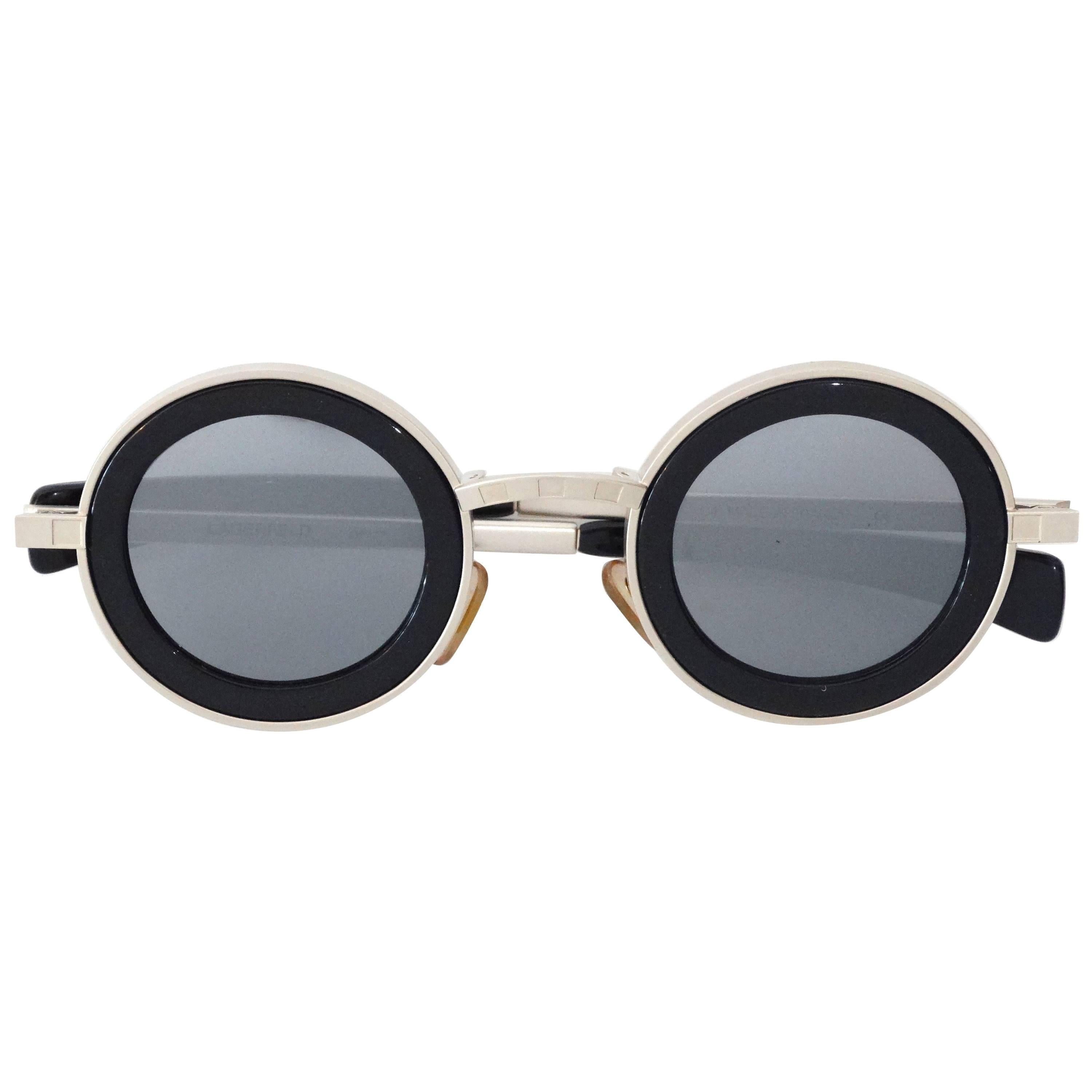 1990s Karl Lagerfeld Mod Sunglasses 