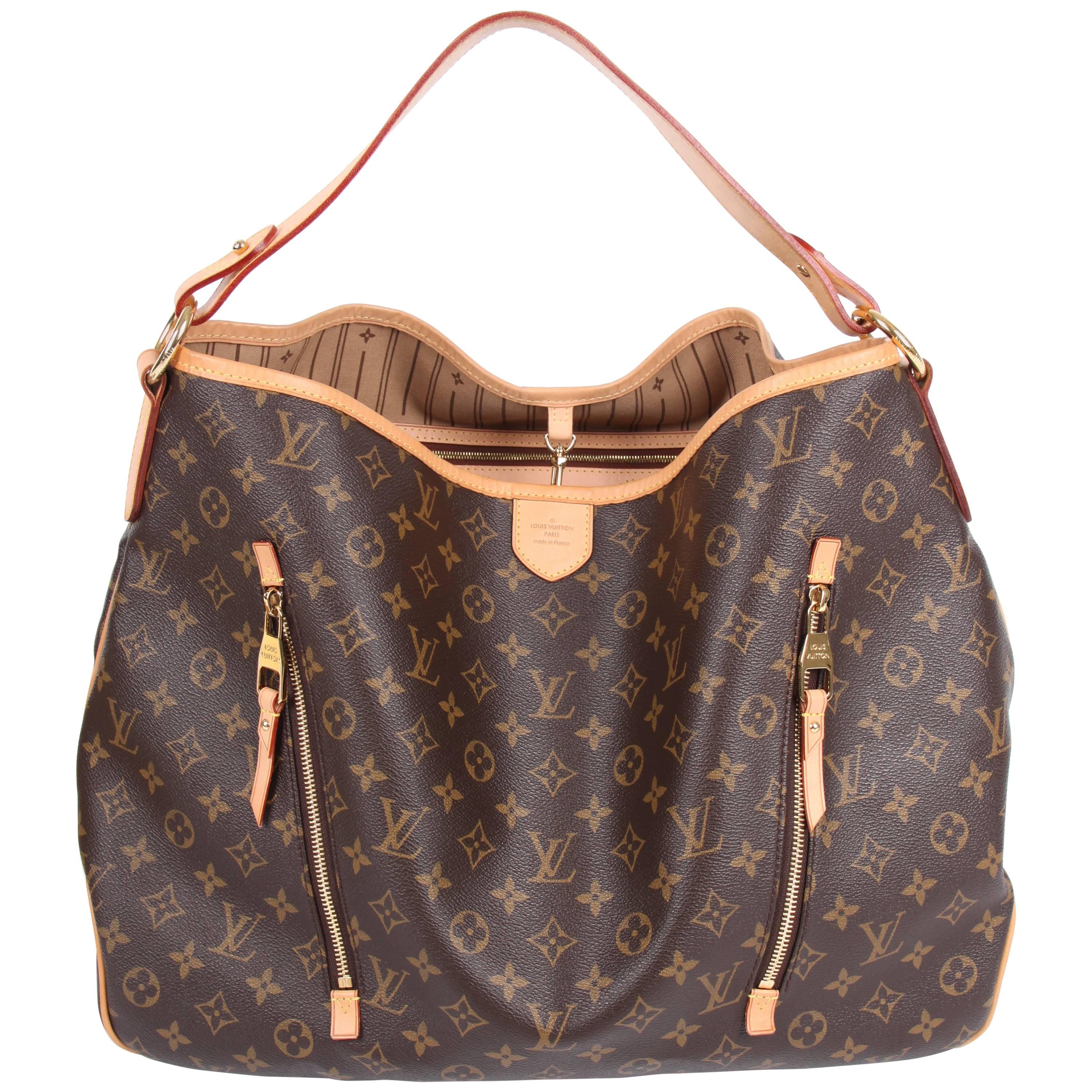 Louis Vuitton Delightful GM Monogram Canvas Bag - brown