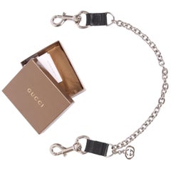 Gucci Clip-On Chain Shoulder Bag Strap - black/silver