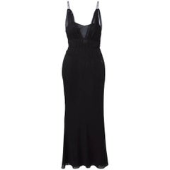 Christian Dior Black Evening Dress