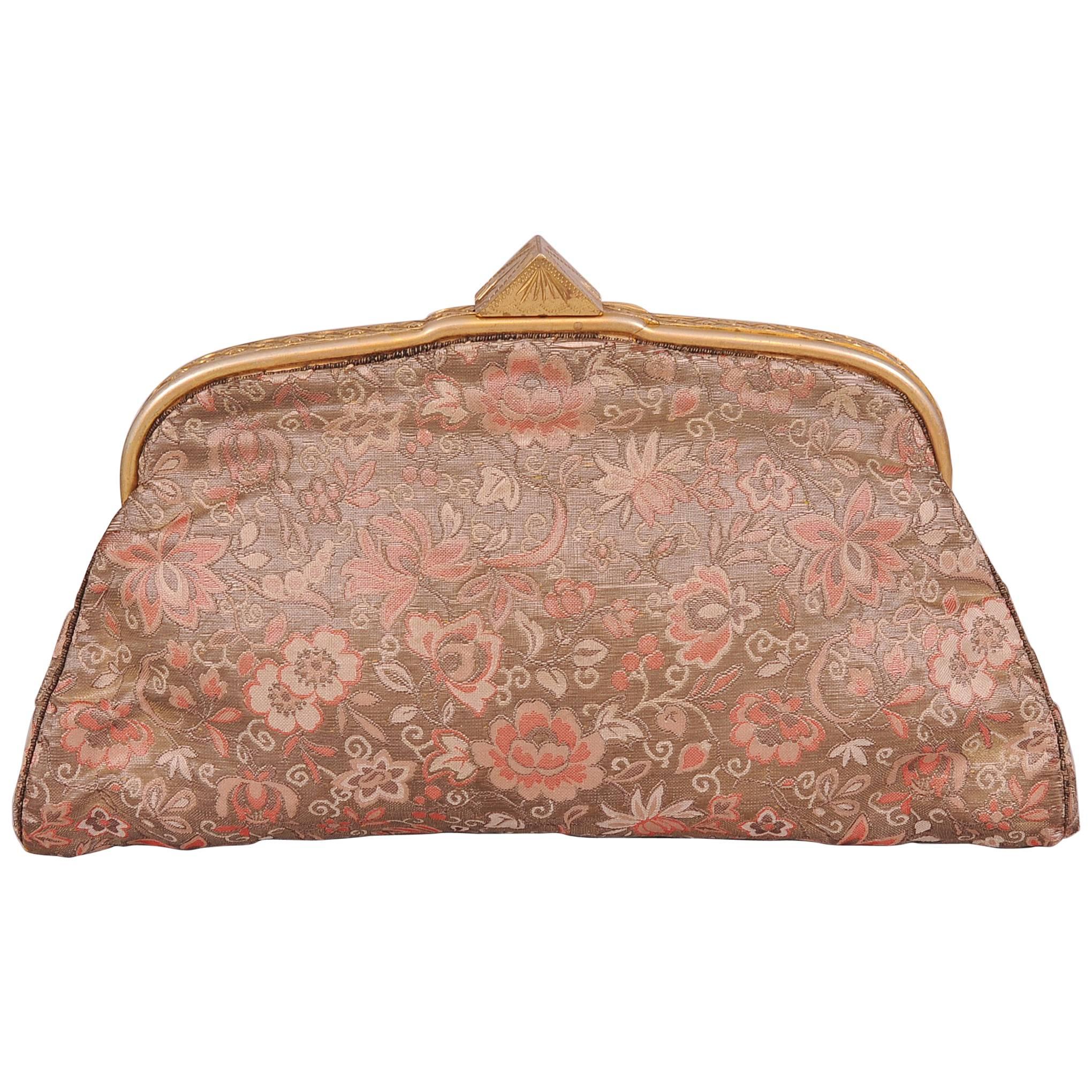 20th Century Bag from 18th Century Russian Imperial Brocade A La Vieille Russie For Sale