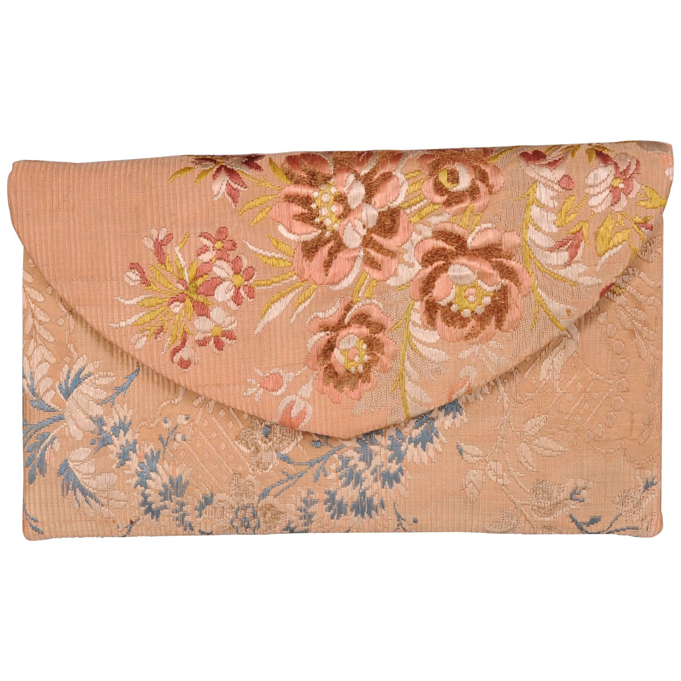 20th Century Bag of 18th Century Imperial Russian Brocade, A La Vieille Russie For Sale