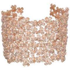 Ambre & Louise Rose Gold Daisy Clover Bracelet