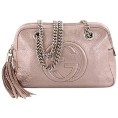 Gucci Soho Chain Zipped Shoulder Bag Leather Small
