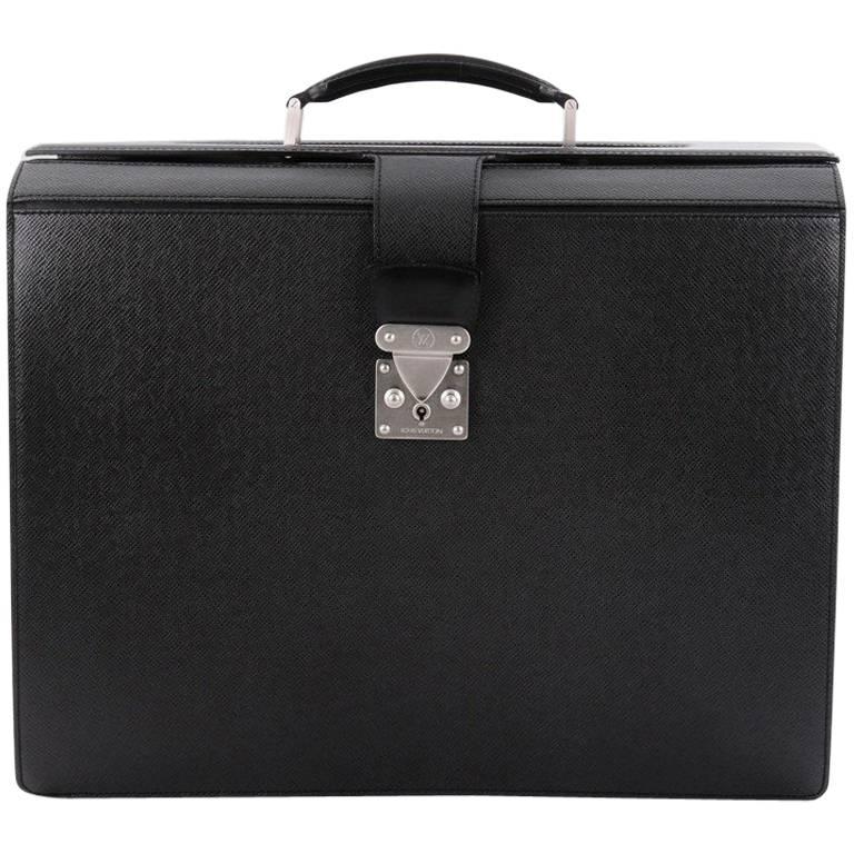 Louis Vuitton Pilot Briefcase Taiga Leather