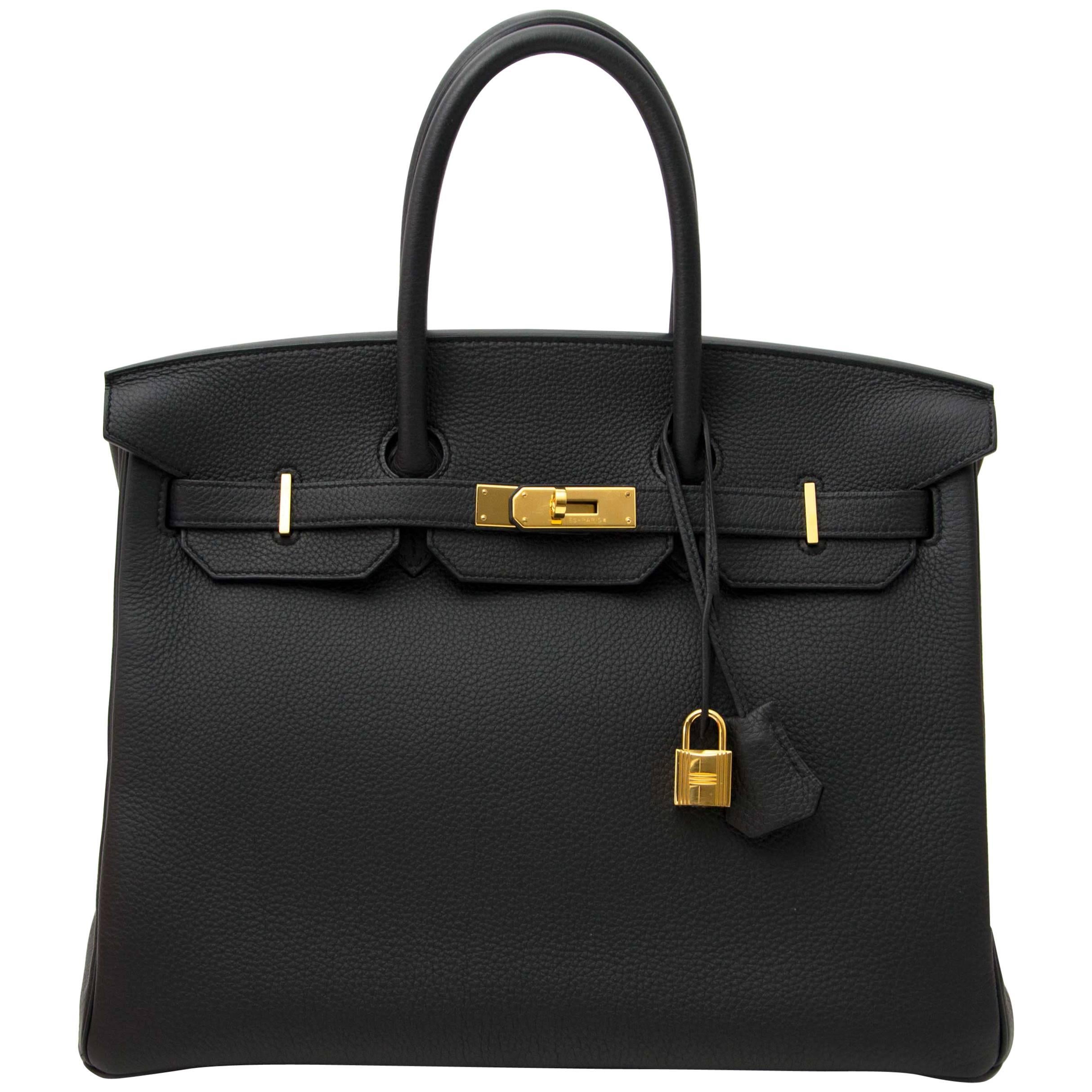 Hermès Birkin 35 Togo Plomb GHW