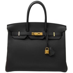 Hermès Birkin 35 Togo Plomb GHW