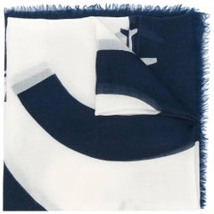 Chanel Cashmere Airplane Scarf