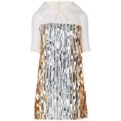 Nicholas Oakwell, haute couture silver & gold dress, Spring/Summer 2012
