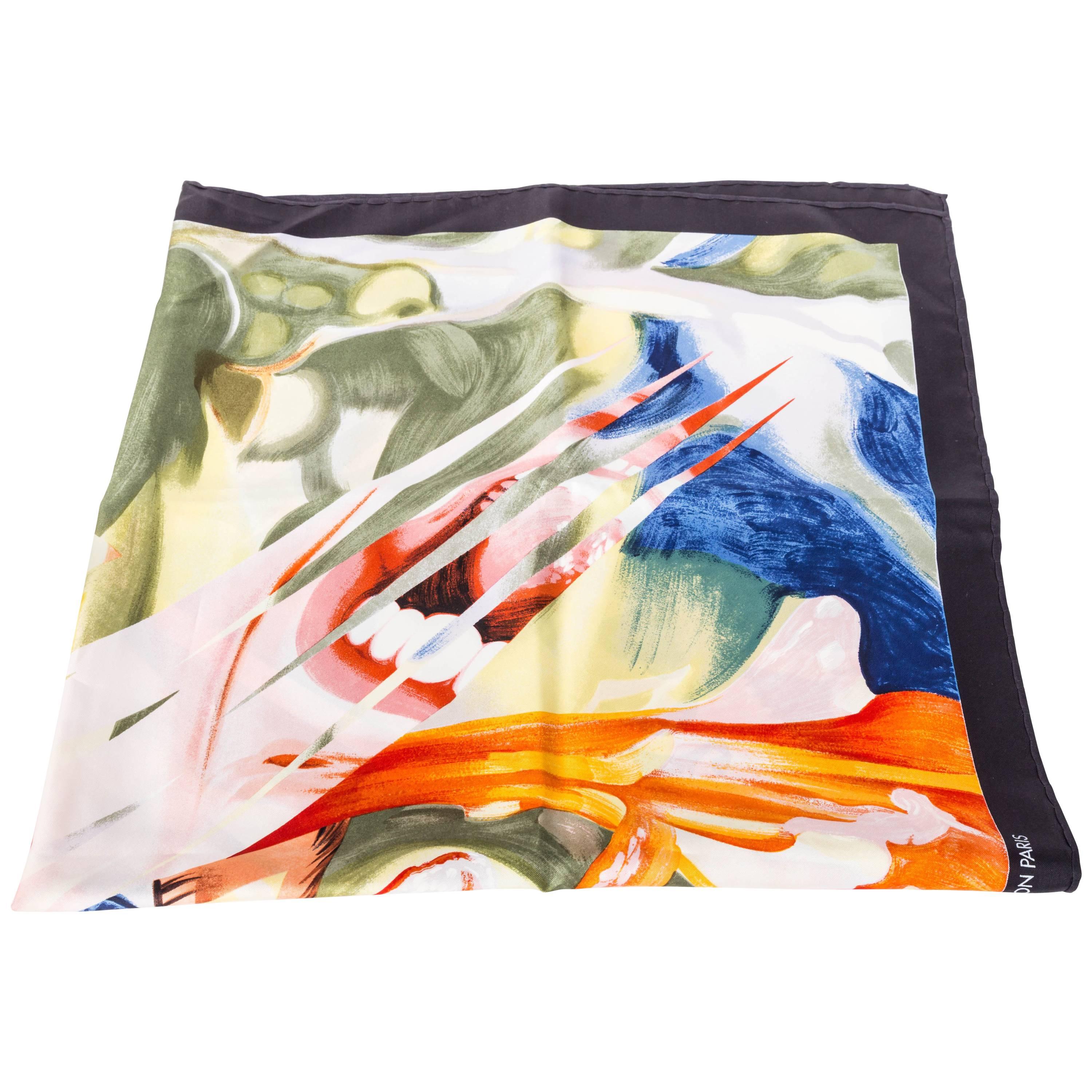 Louis Vuitton Silk Scarf by James Rosenquist For Sale