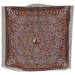 Hermes Cashmere Silk Scarf Les Jardins d'Armenie