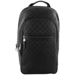 Michael backpack patent leather bag Louis Vuitton Black in Patent leather -  25967434