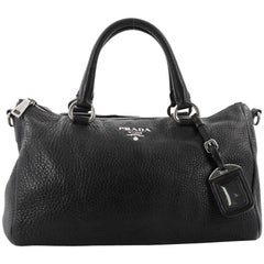 Prada Convertible Boston Bag Vitello Daino Small