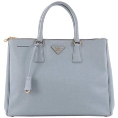Prada Double Zip Lux Tote Saffiano Leather Large