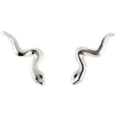 Giulia Barela Ribbon earrings, 925 silver