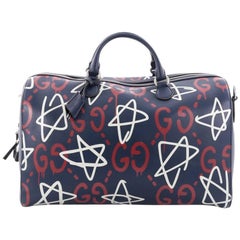 Used Gucci Convertible Duffle Bag GucciGhost Leather