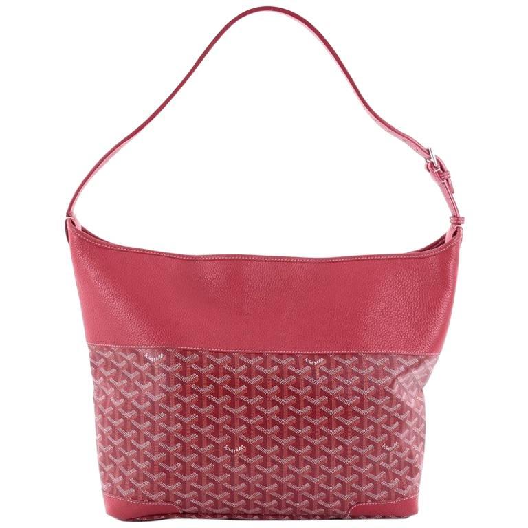 Goyard Grenadine Handbag Coated Canvas with Leather