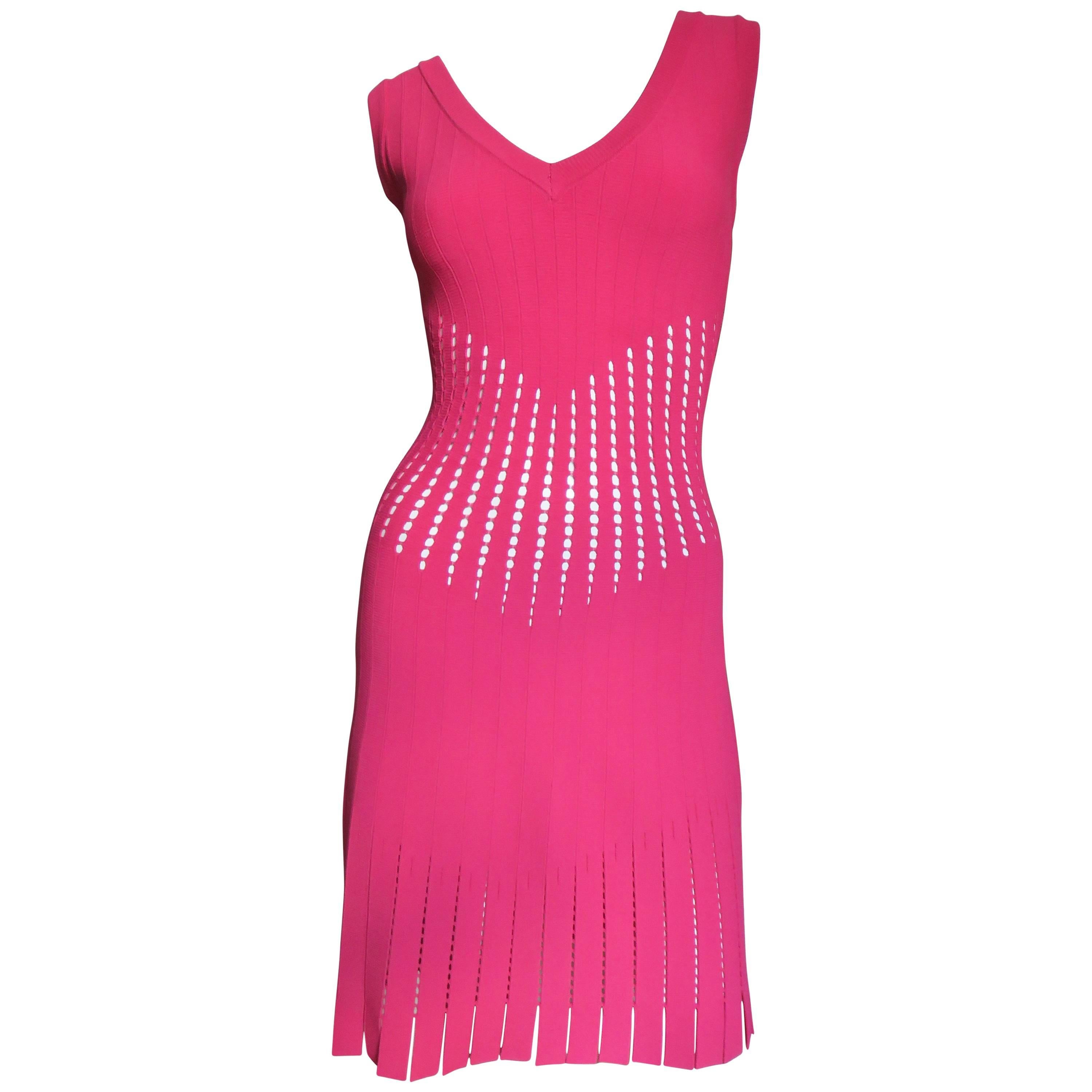 Alaia Dress With Perforations 