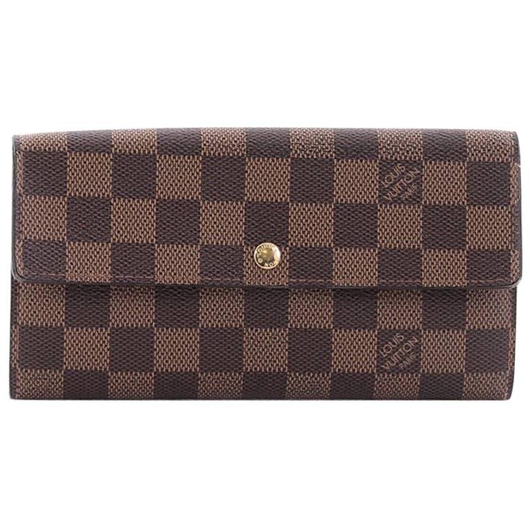 Louis Vuitton Sarah Wallet Damier At 1stdibs Louis Vuitton Sarah Wallet Damier For